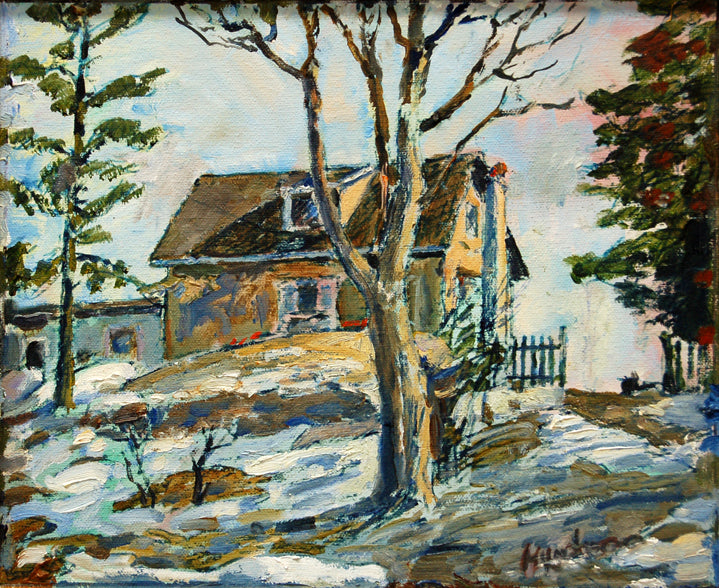 Landscape “Old Chelsea” by Robert Hyndman – oil on canvas.