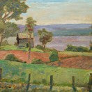 Robert Hyndman, "Northwest of Alymer," oil on board, 12 x 16 in, traditional landscape painting