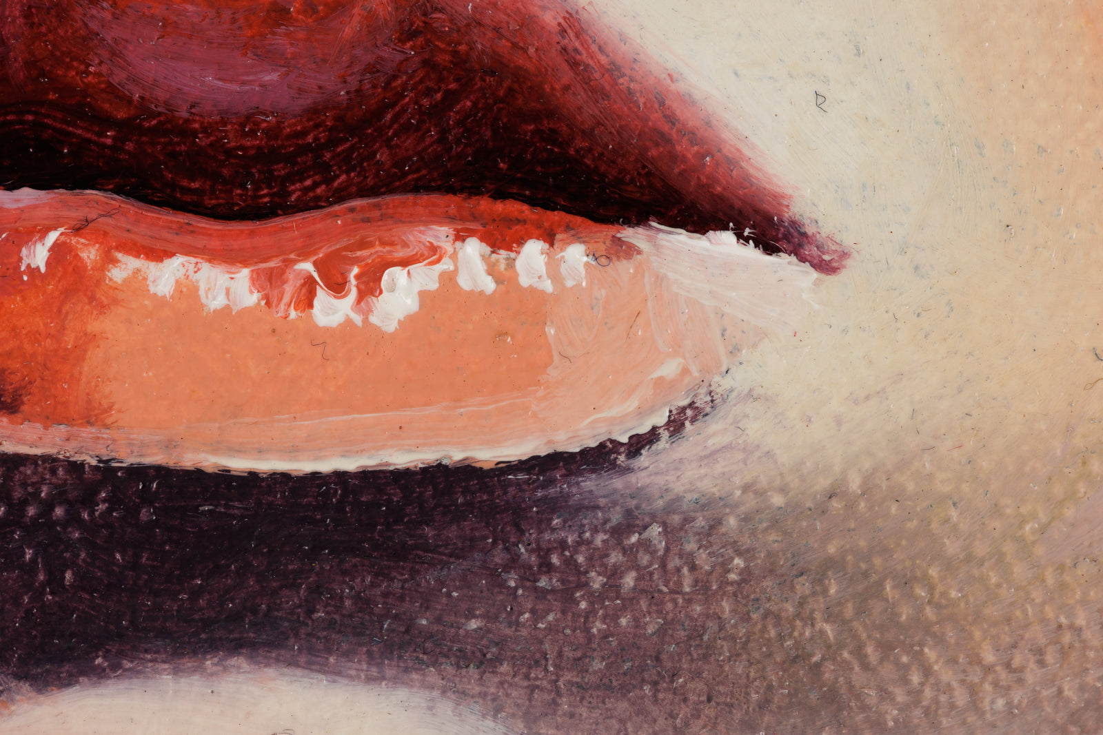 Allen Egan, "The Revolutionary," detail view, Oil on Canvas