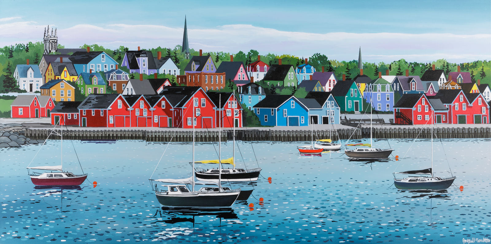 Across The Harbour- Luneenburg