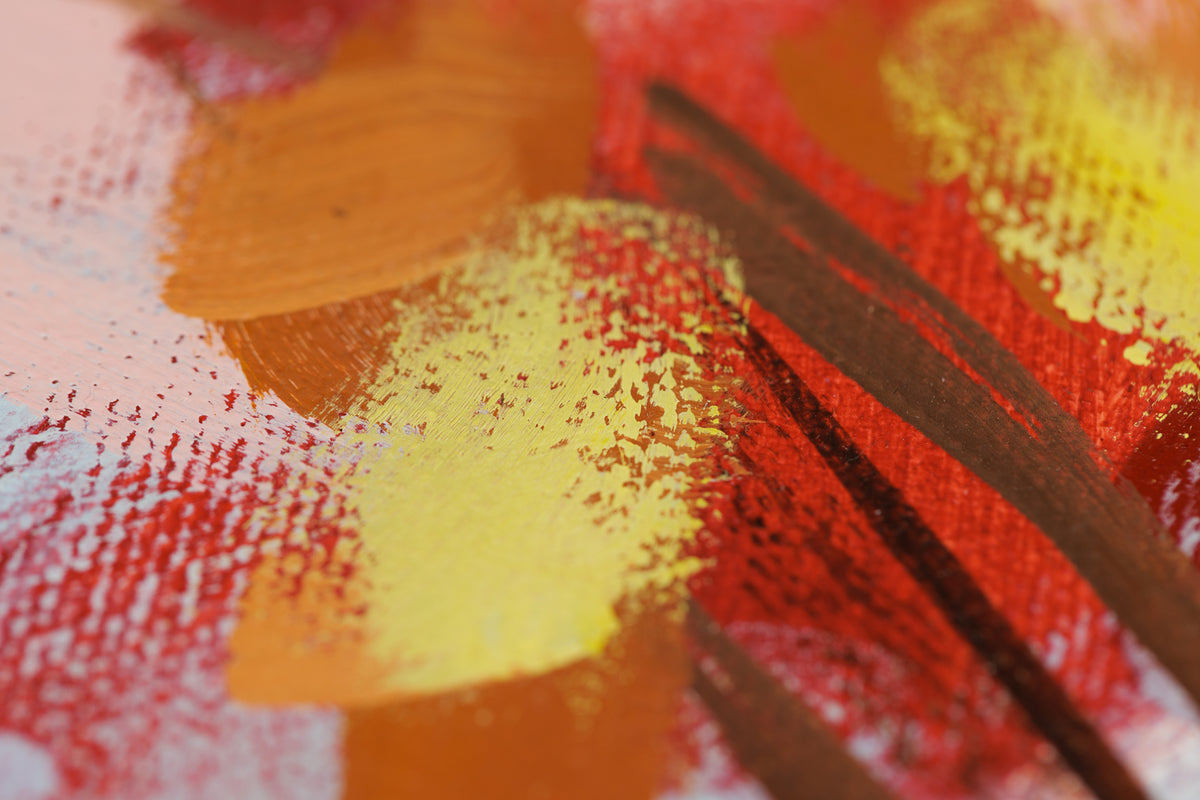 Andrea Ross, "Island In The Distance," detail 5, oil on canvas