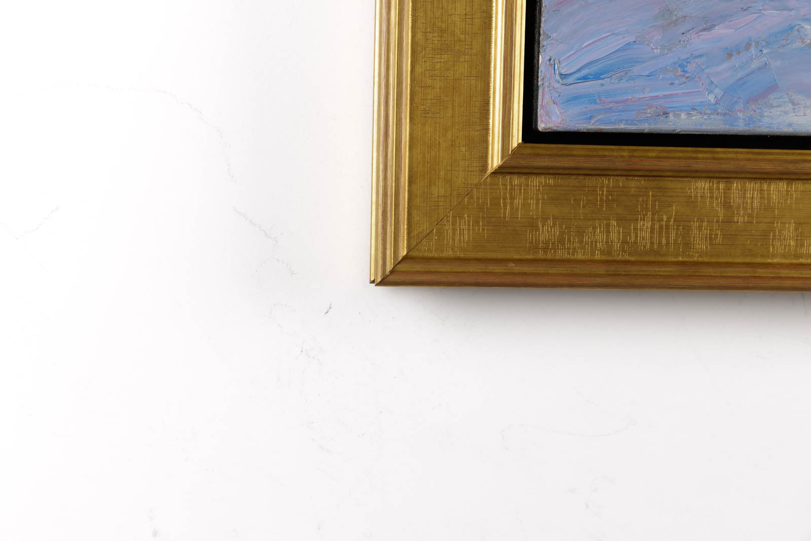 Armand Tatossian, "Paysage Québécois," detail view, oil on canvas