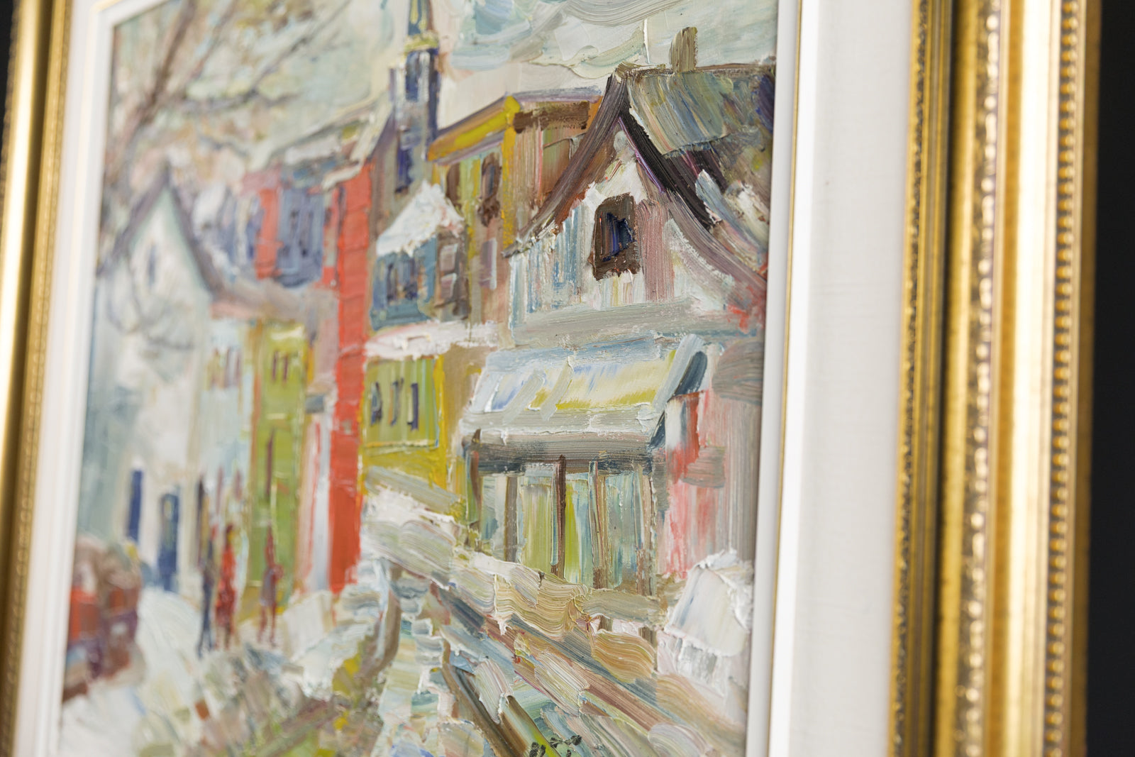 Rue De Village Hiver
