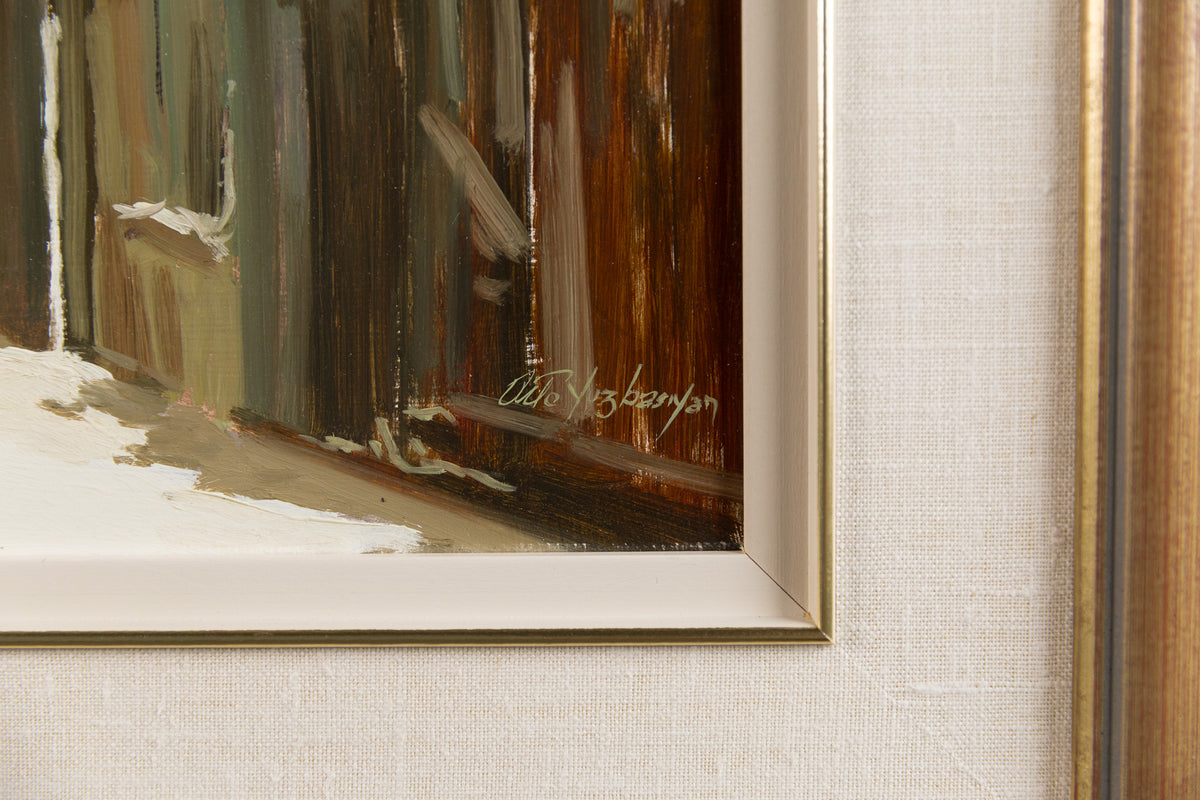 Arto Yuzbasiyan, "Hamilton Houses," detail 7, oil on panel