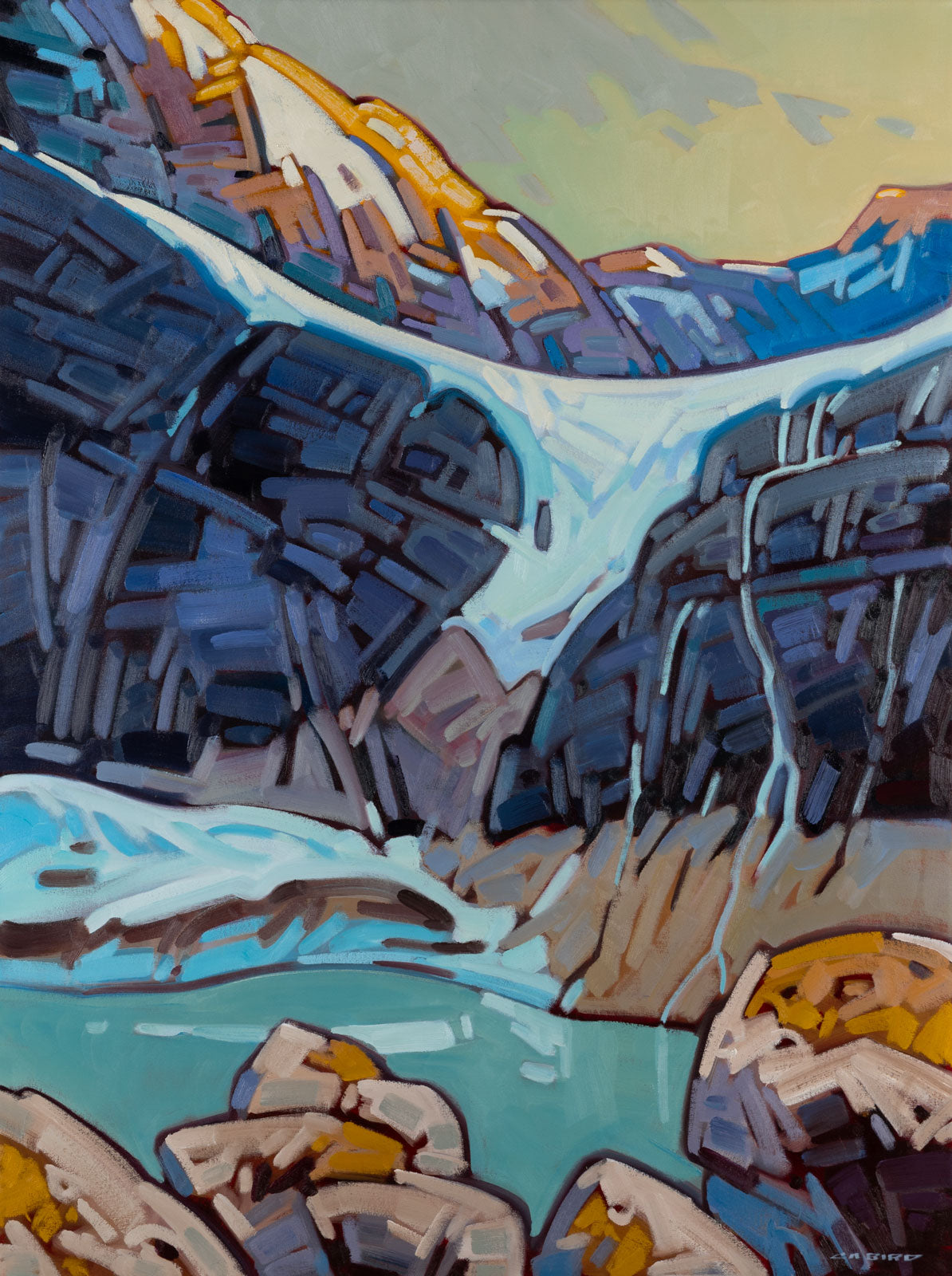 Sunrise Over Angel Glacier