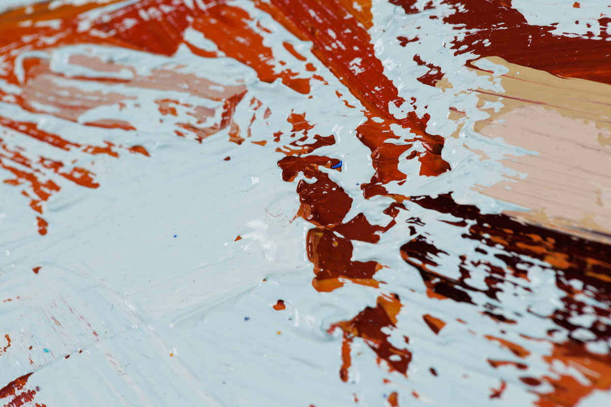 Cameron Bird, "Aspen Grove," detail 6, oil on canvas