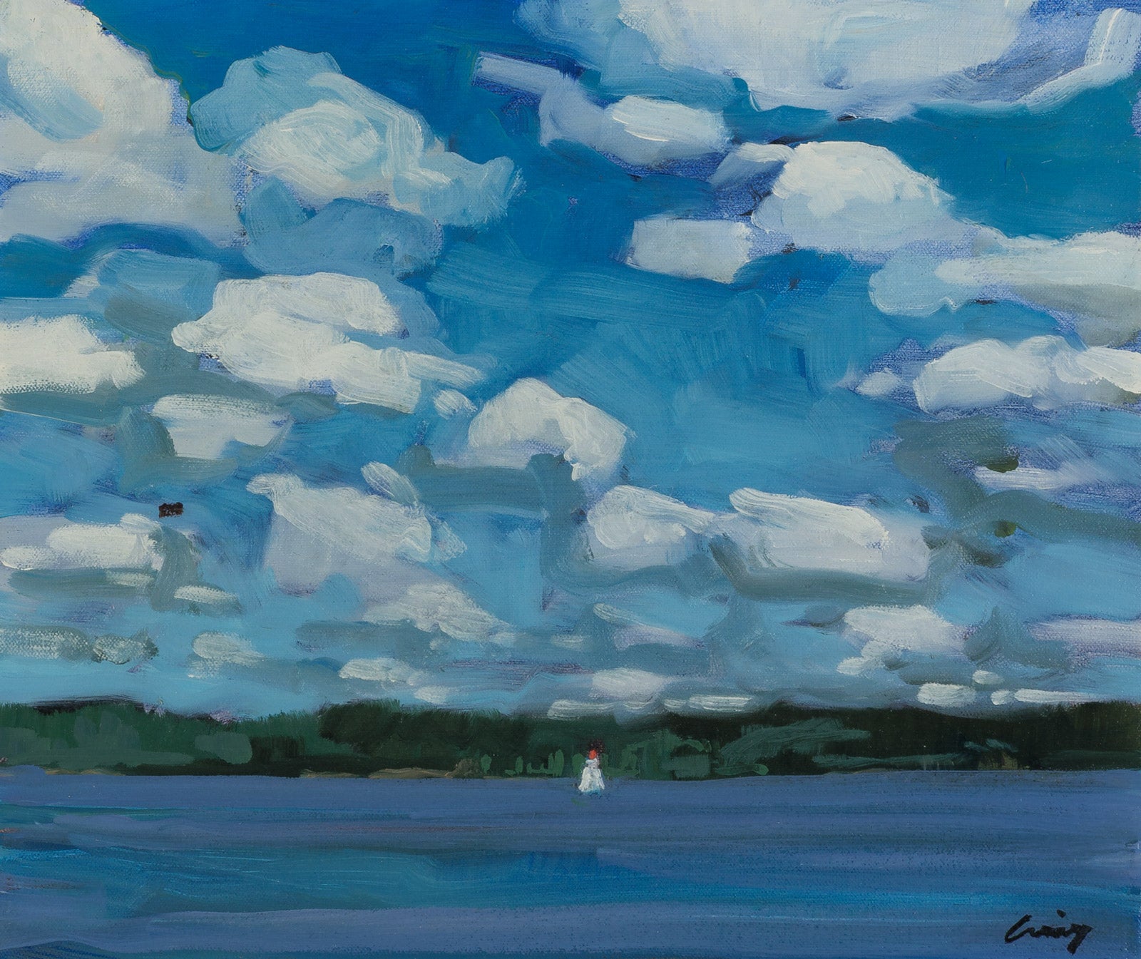 Blue Sky & A Buoy