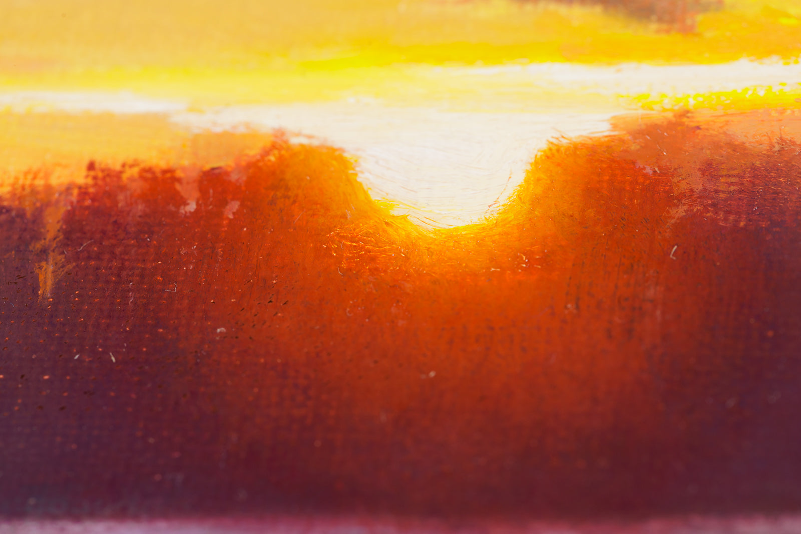 Denise Antaya, "Beauty At Dusk," detail view, oil on canvas