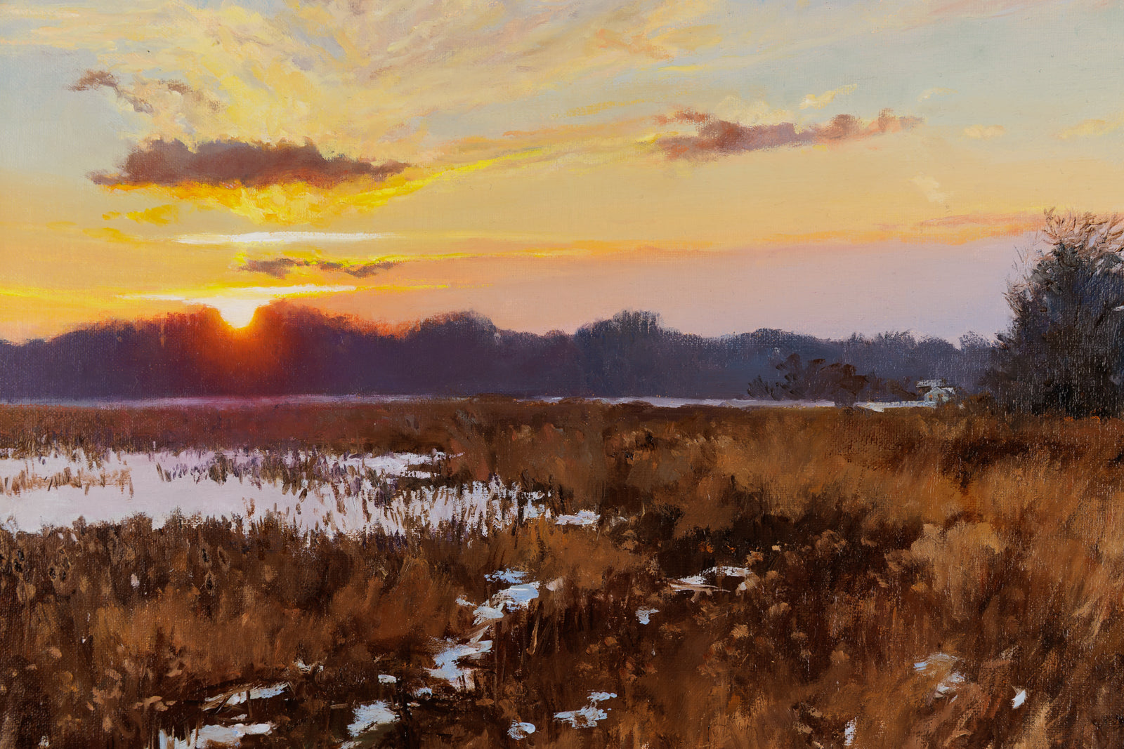 Denise Antaya, "Beauty At Dusk," detail view, oil on canvas