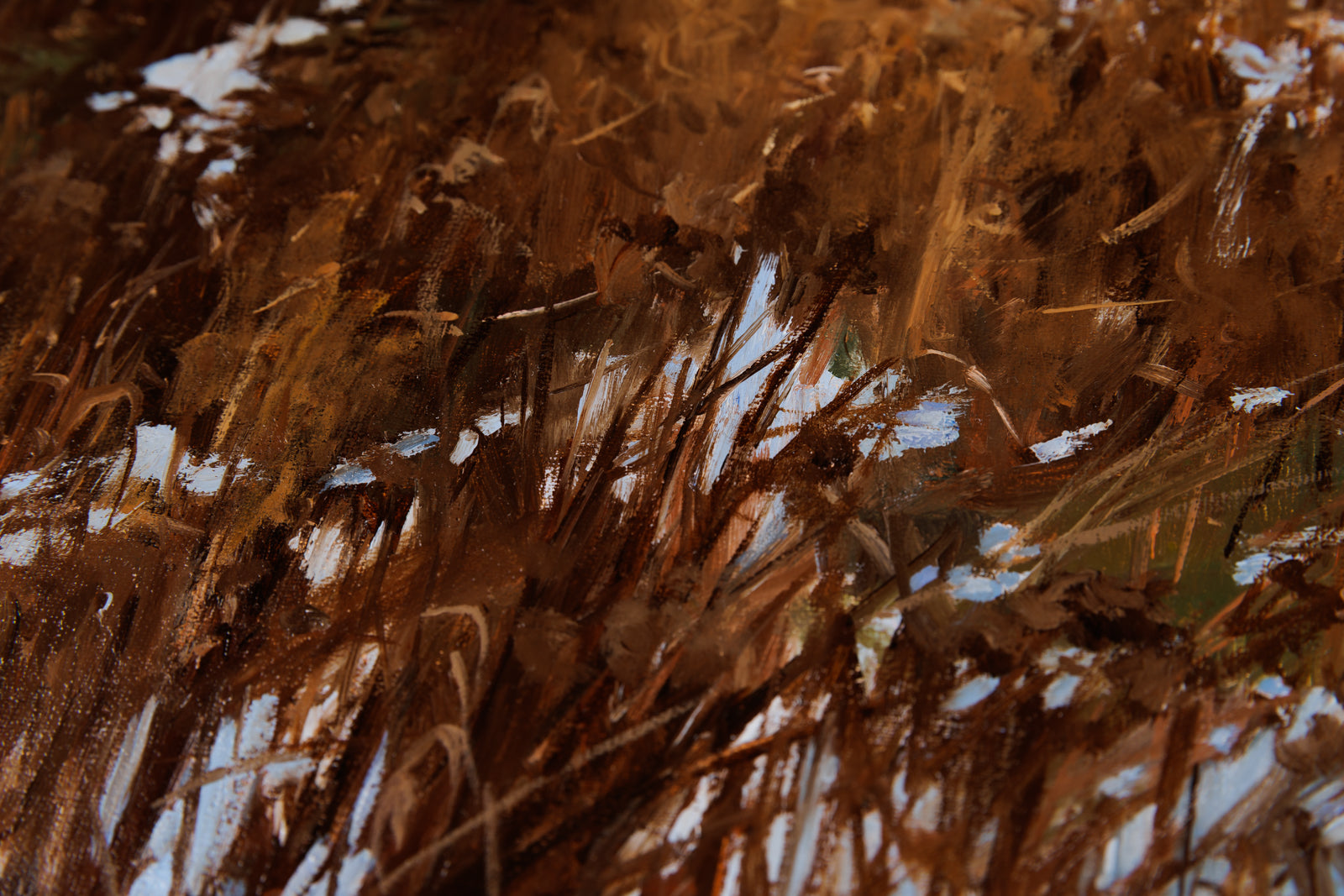 Denise Antaya, "Beauty At Dusk," detail view, oil on canvas