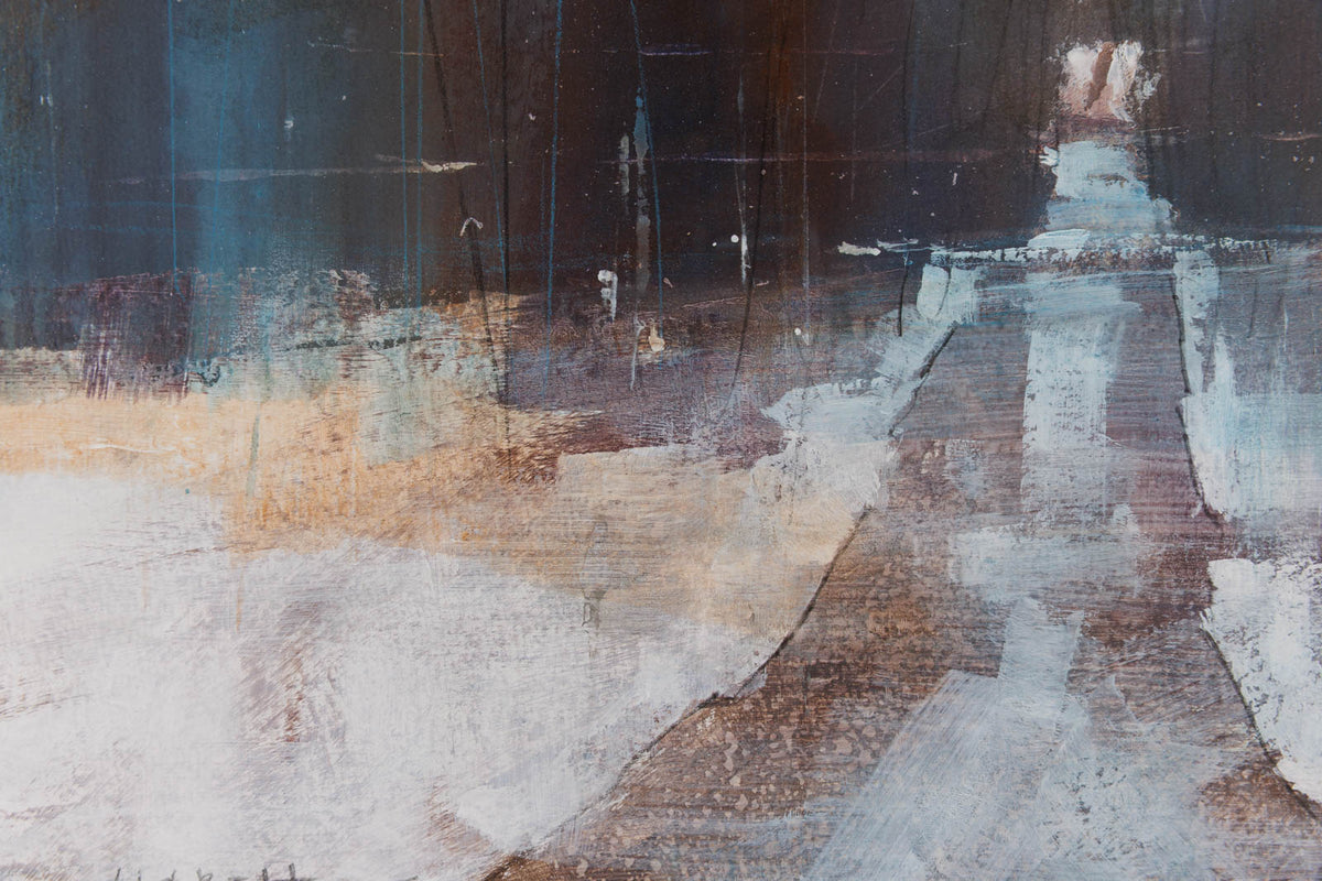 David Lidbetter, "Vanishing," detail 1, watercolour on paper