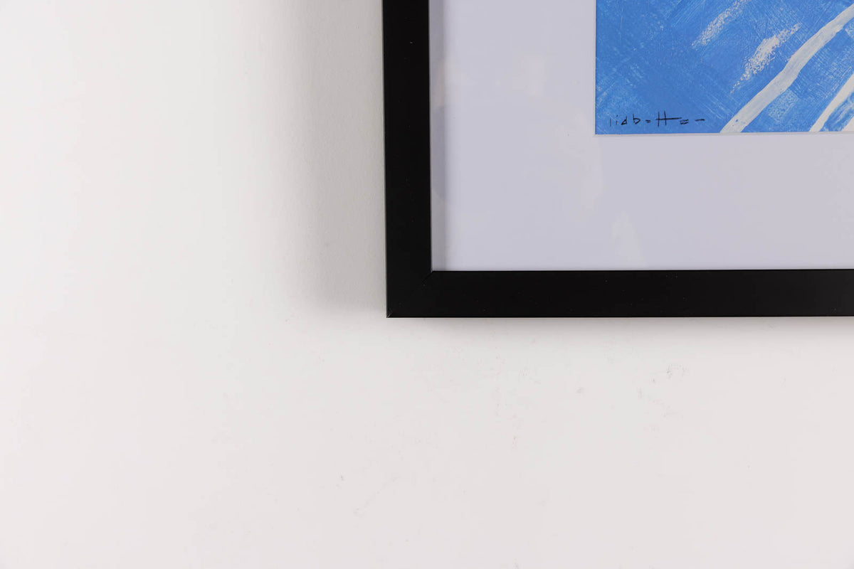 David Lidbetter, "Snow & Shadow Study," detail 3, mixed media on paper