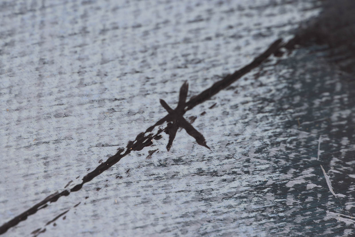 David Lidbetter, "December Morn," detail 1, oil on canvas
