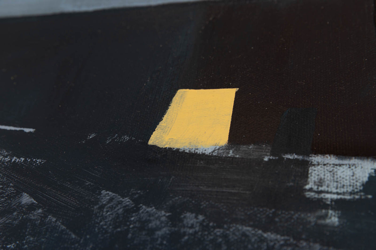 David Lidbetter, "December Morn," detail 5, oil on canvas