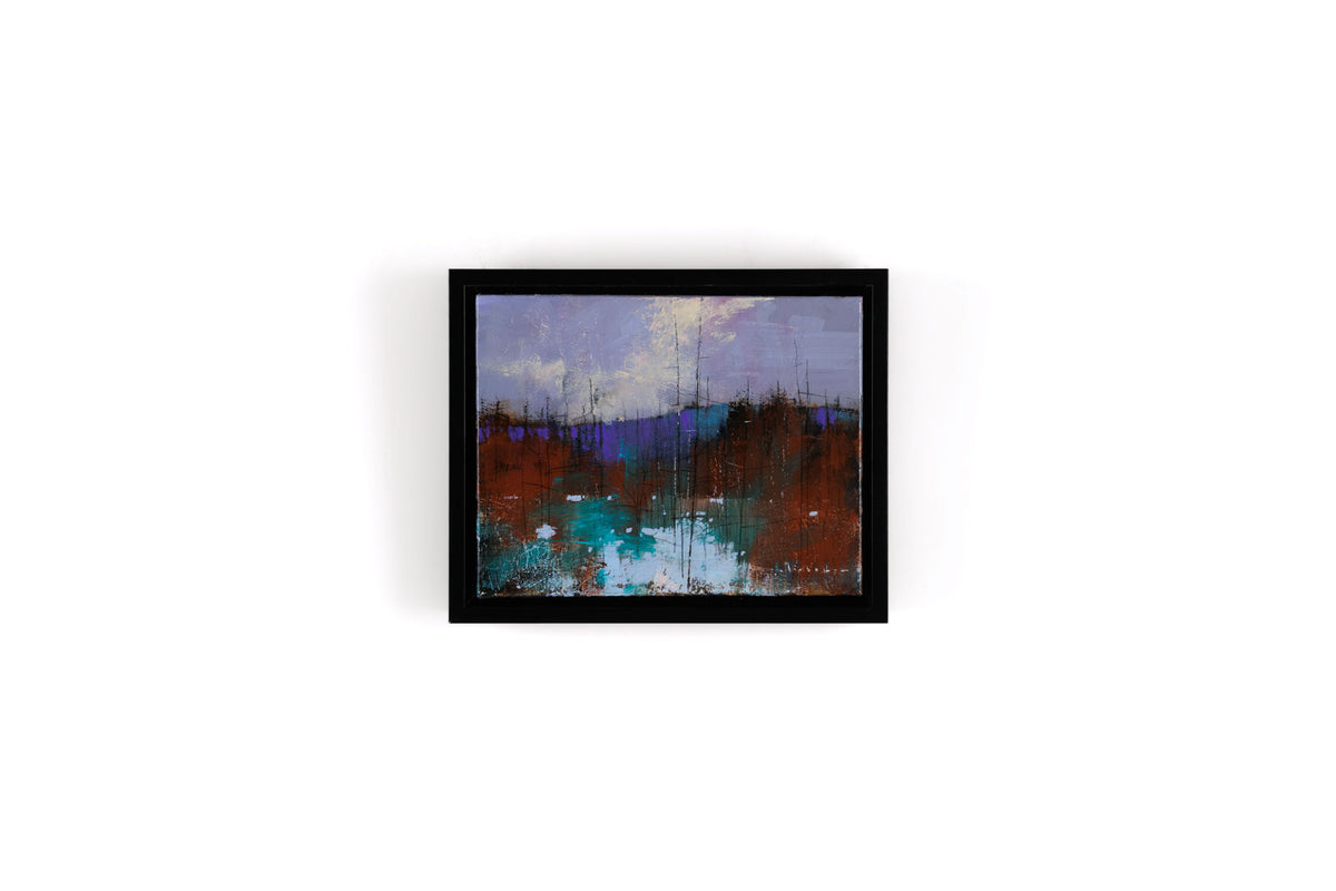 David Lidbetter, "The Quiet Divide," full view, oil on canvas, 11 x 14 in