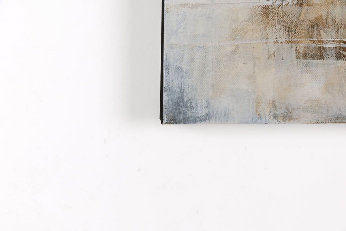 David Lidbetter, "Winter Hollow," detail 3, oil on canvas