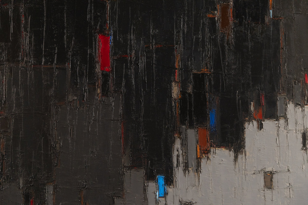 Dominik Sokolowski, "Reve Nocturne," detail 1, oil on canvas