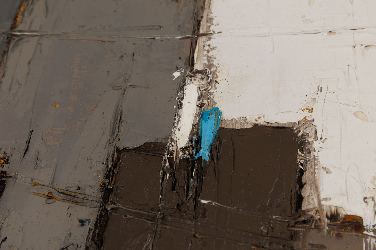 Dominik Sokolowski, "Transmutation #41," detail 3, oil on canvas