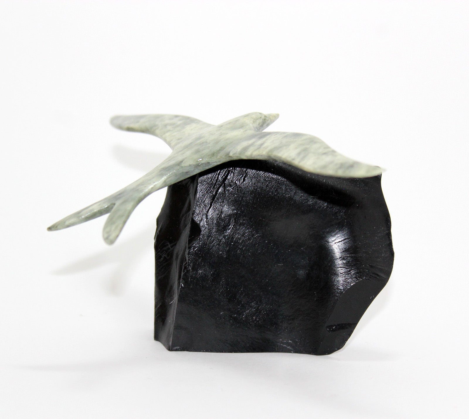 Birds “Glider II” by Raymond Dubois – soapstone.