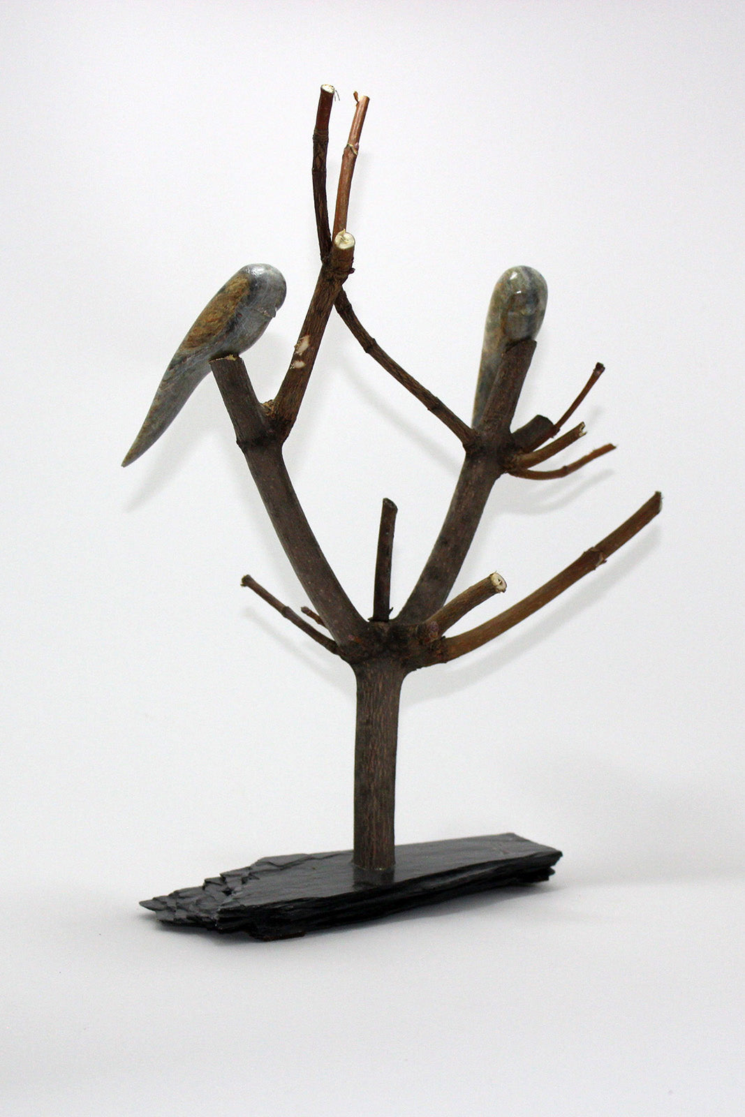 Birds “Waiting I” by Raymond Dubois – sculpture.