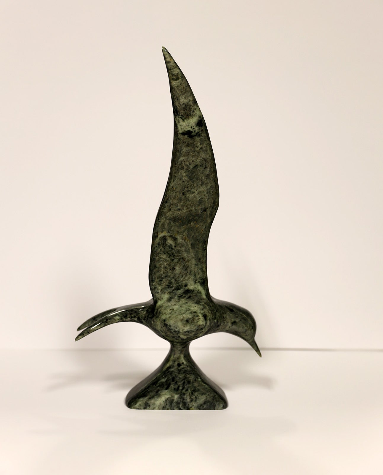 Birds “Descending” by Raymond Dubois – soapstone.