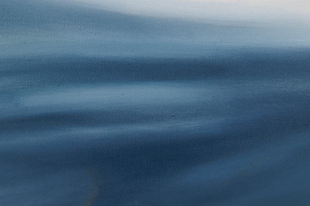 Emily Bickell, "The Writing's On The Wall," detail 3, oil on canvas