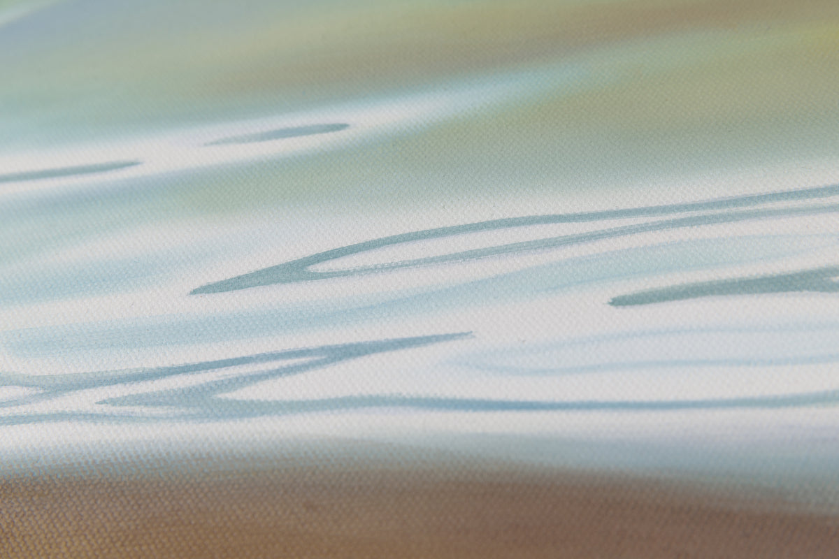 Emily Bickell, "Offering," detail 3, oil on canvas