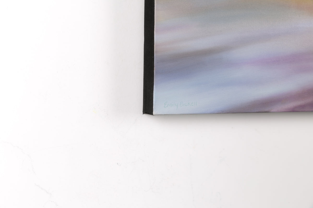 Emily Bickell, "Offering," detail 4, oil on canvas