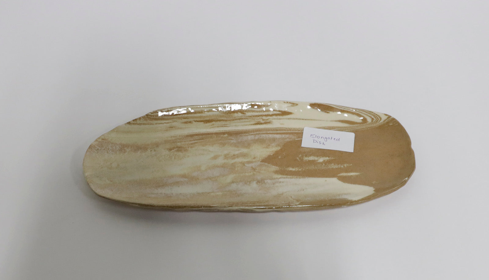 Sculpture “Elongated Dish” by Dina Egar.