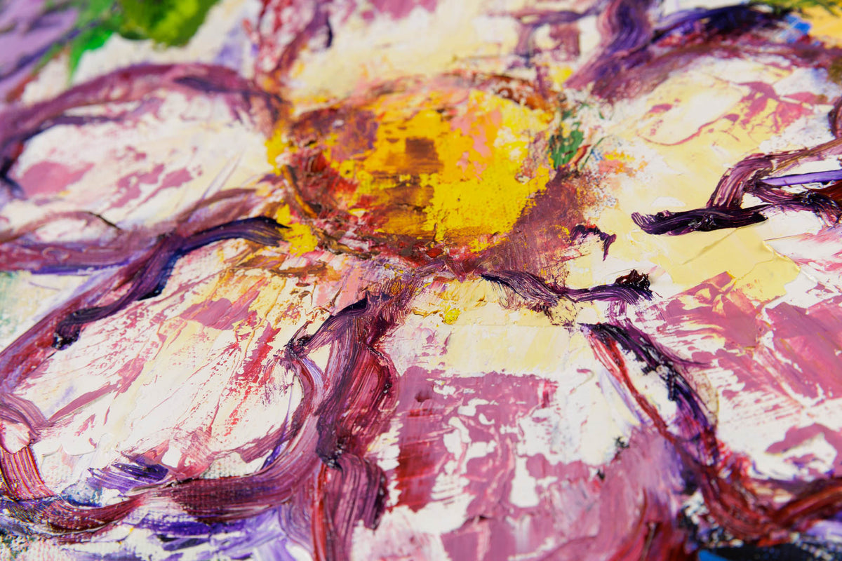 Gerda Marschall, "For The Love Of Spring," detail 3, oil on canvas