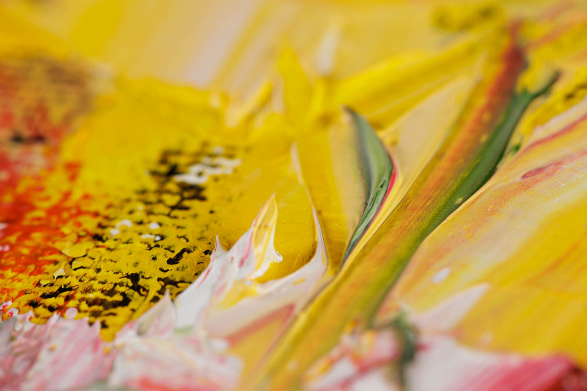 Gerda Marschall, "Over The Top," detail 6, oil on canvas
