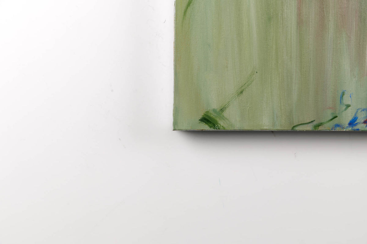Gerda Marschall, "Over The Top," detail 4, oil on canvas
