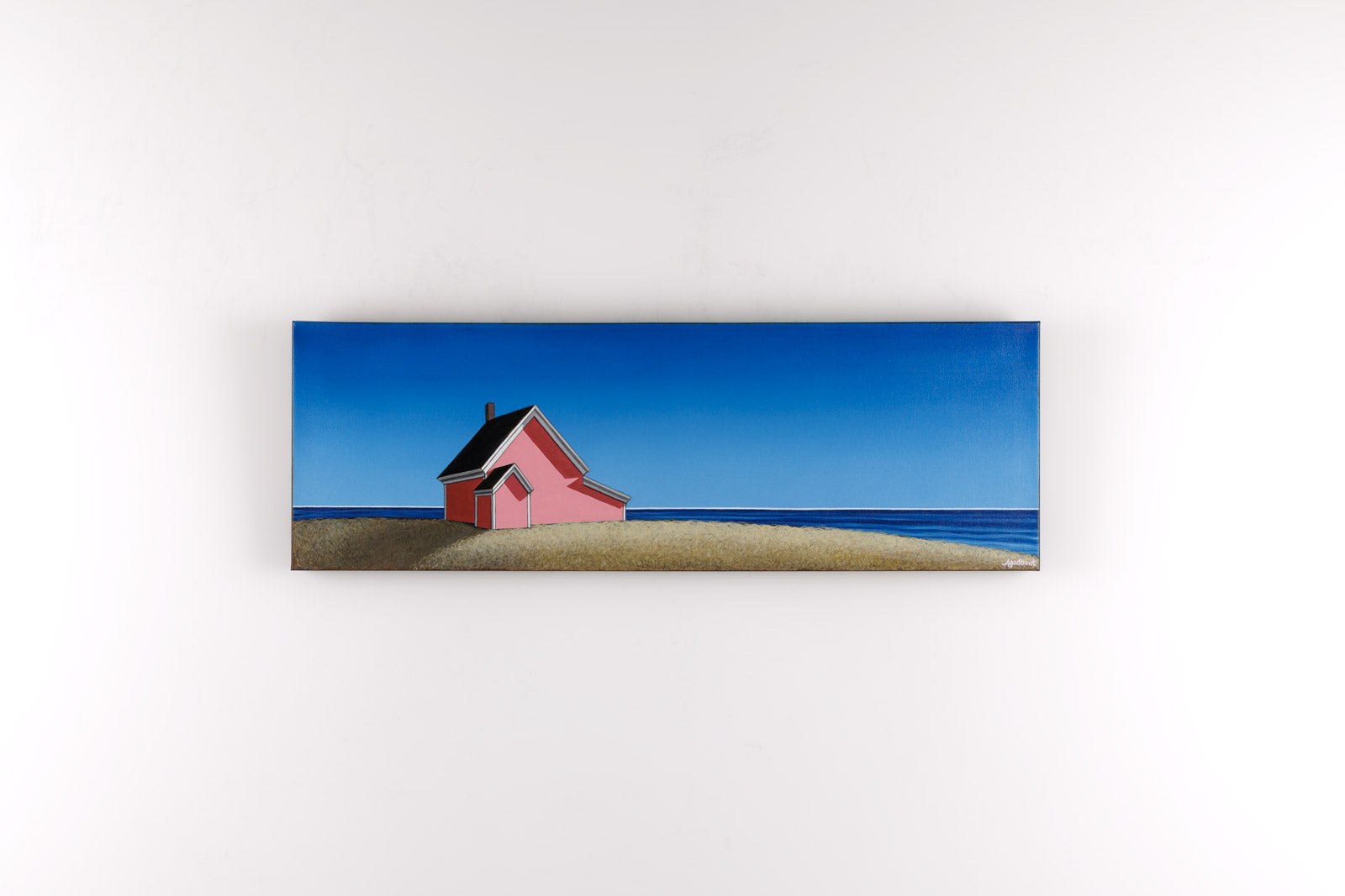 Pink House At Magdalen Islands