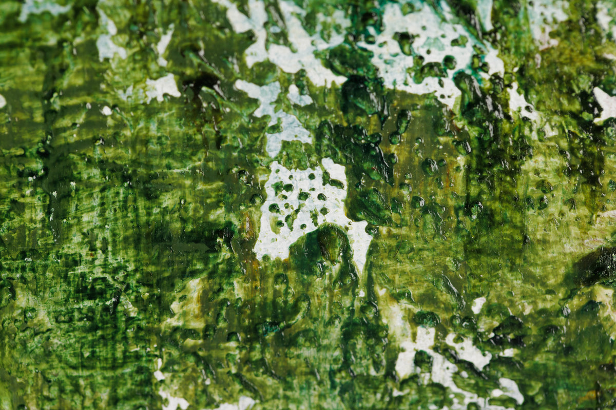 Gina Sarro, "Towards Stillness," detail 5, mixed media on canvas