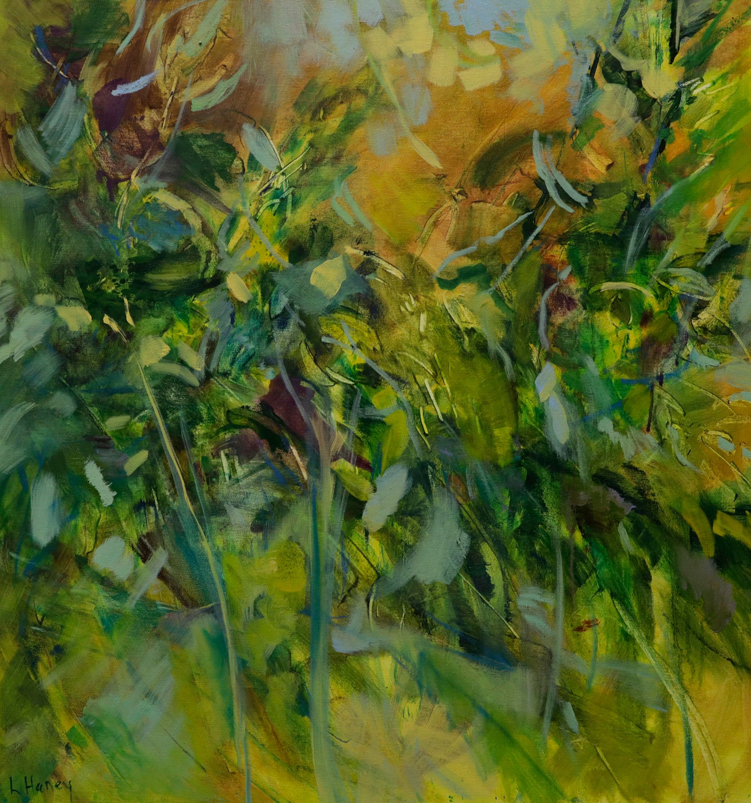 Nature “Melograno” by Elizabeth Haney – oil on canvas.