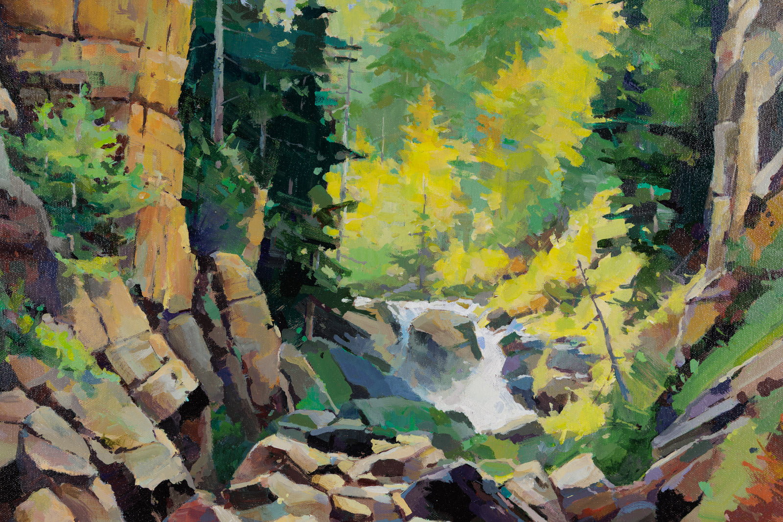 Distant Waterfall