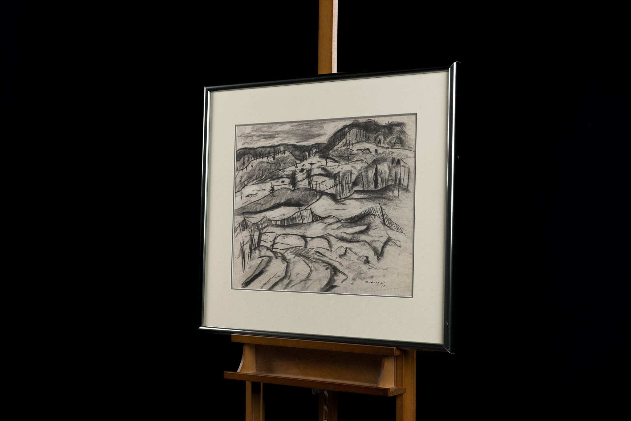 Untitled Landscape Charcoal