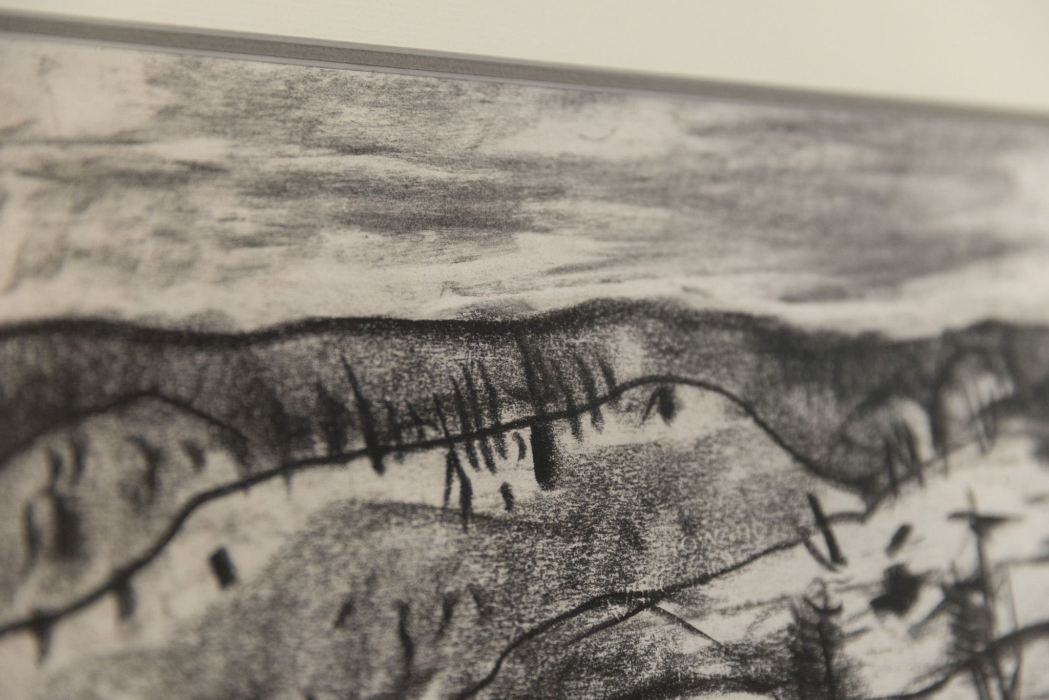 Untitled Landscape Charcoal
