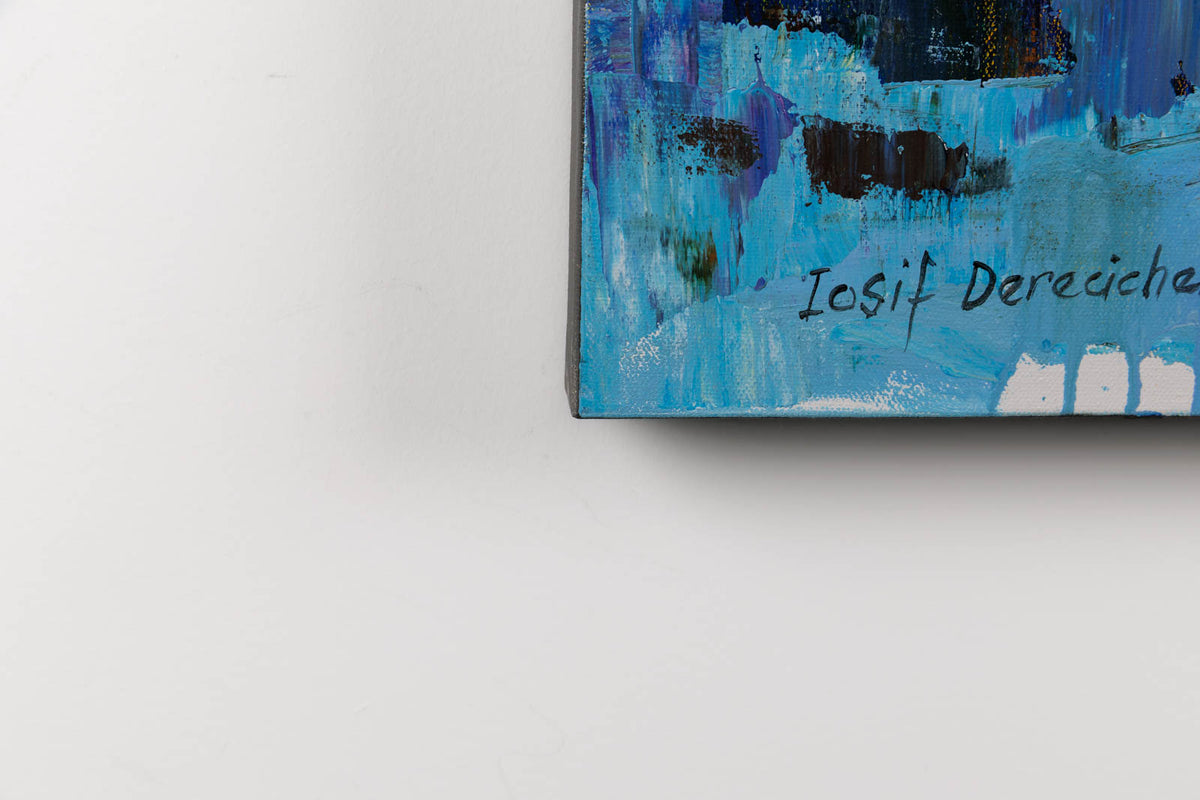 Iosif Derecichei, "Venice," detail 4, acrylic on canvas