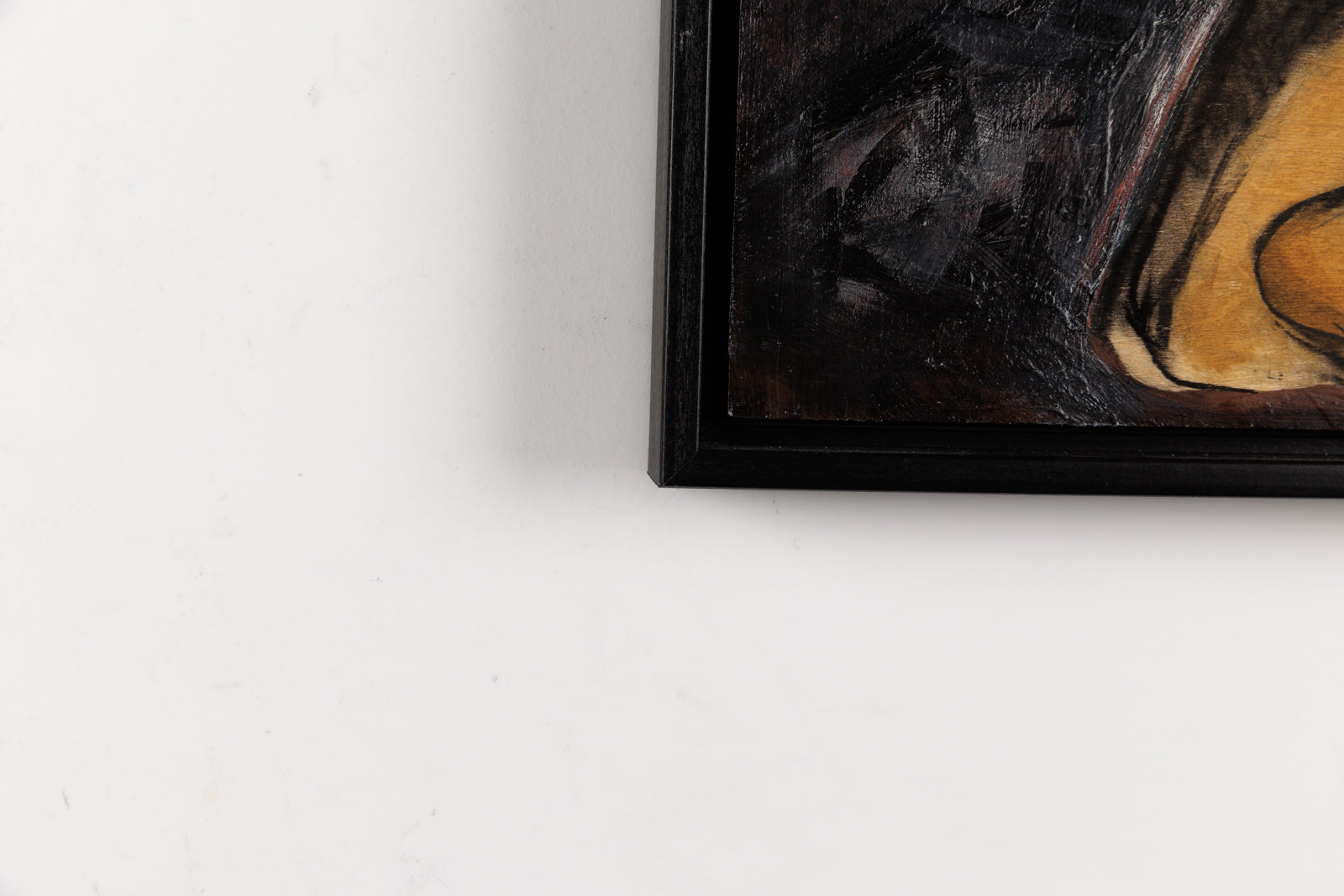 Joanna Aplin, "The Bends," detail view, mixed media on panel