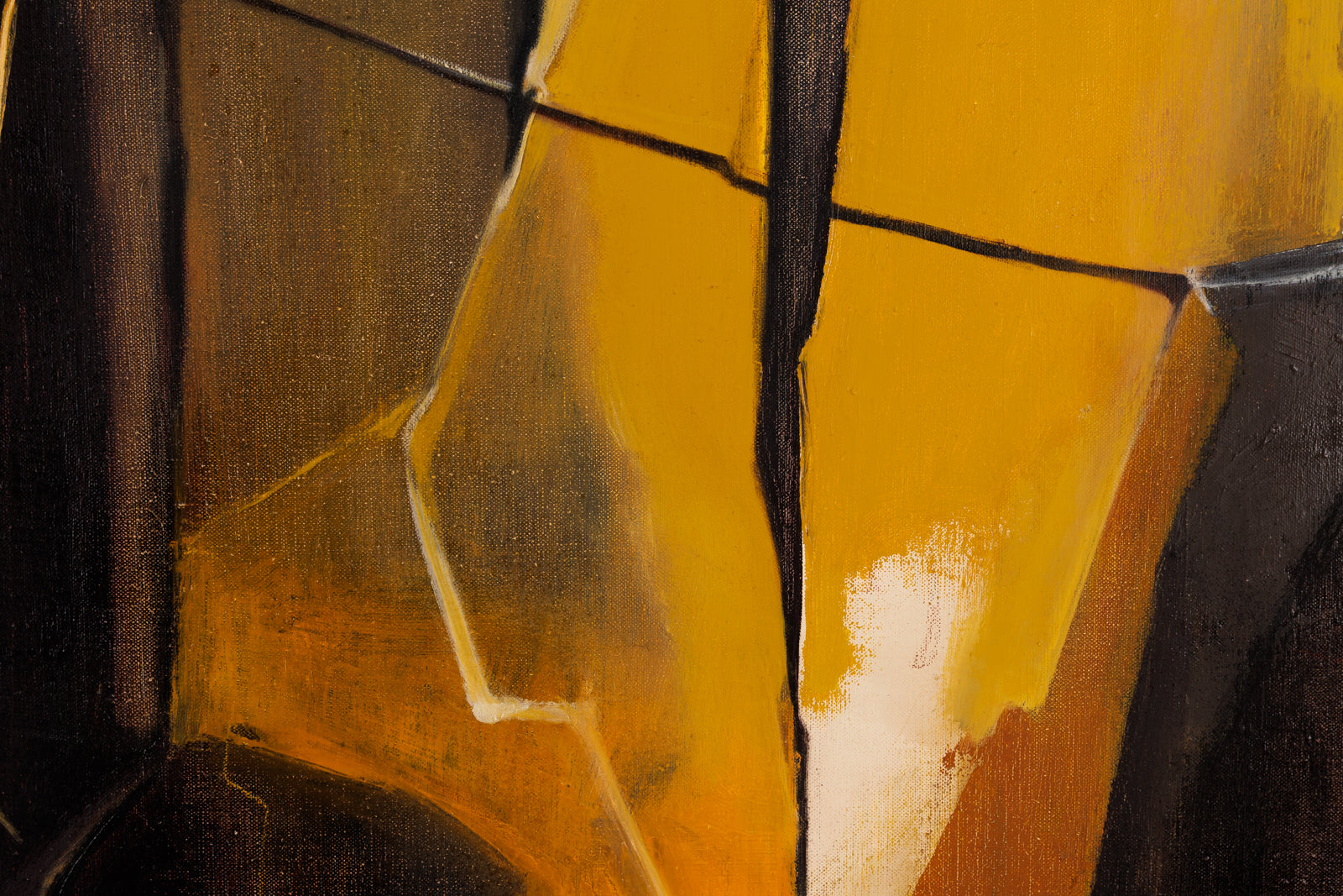 Joanna Aplin, "Restoration No. 1," detail view, mixed media on canvas