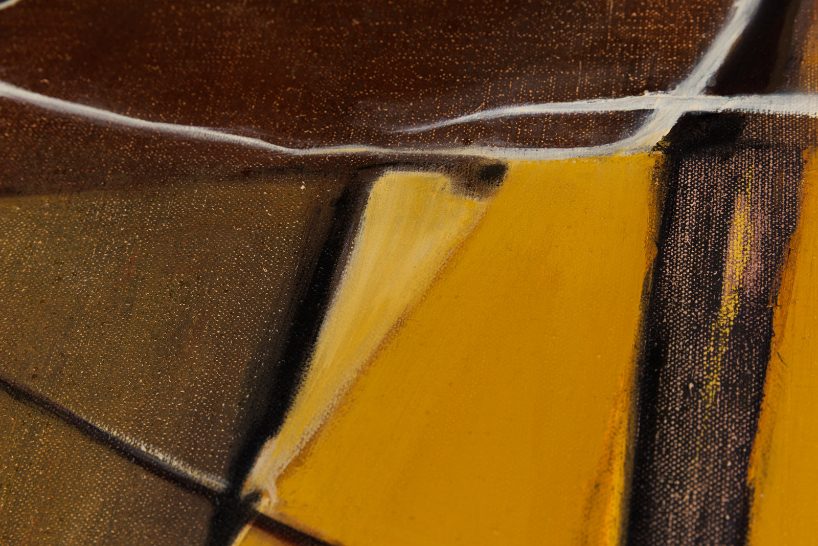 Joanna Aplin, "Restoration No. 1," detail view, mixed media on canvas