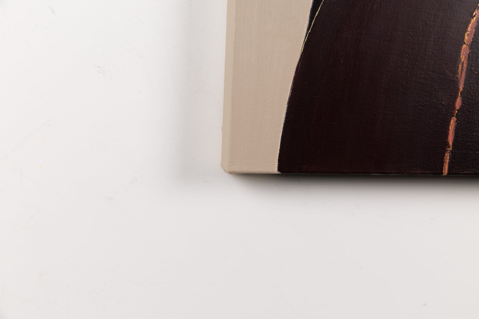 Joanna Aplin, "Temperance," detail view, mixed media on canvas