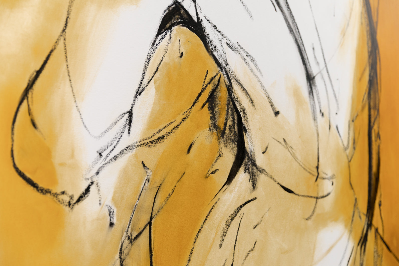 Joanna Aplin, "Alive No. 2," detail view, oil on canvas