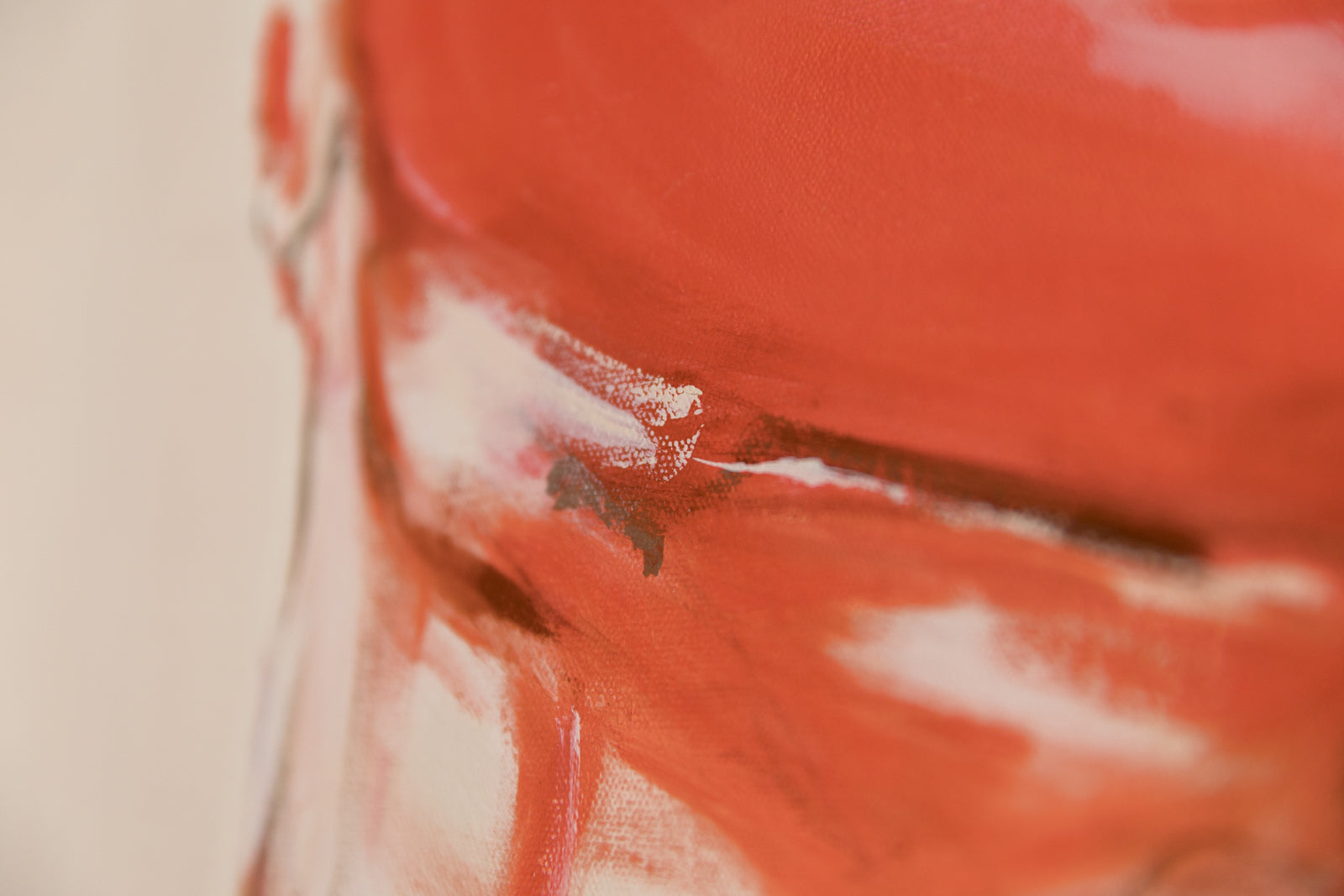 Joanna Aplin, "This Heart Of Mine," detail view, oil on canvas