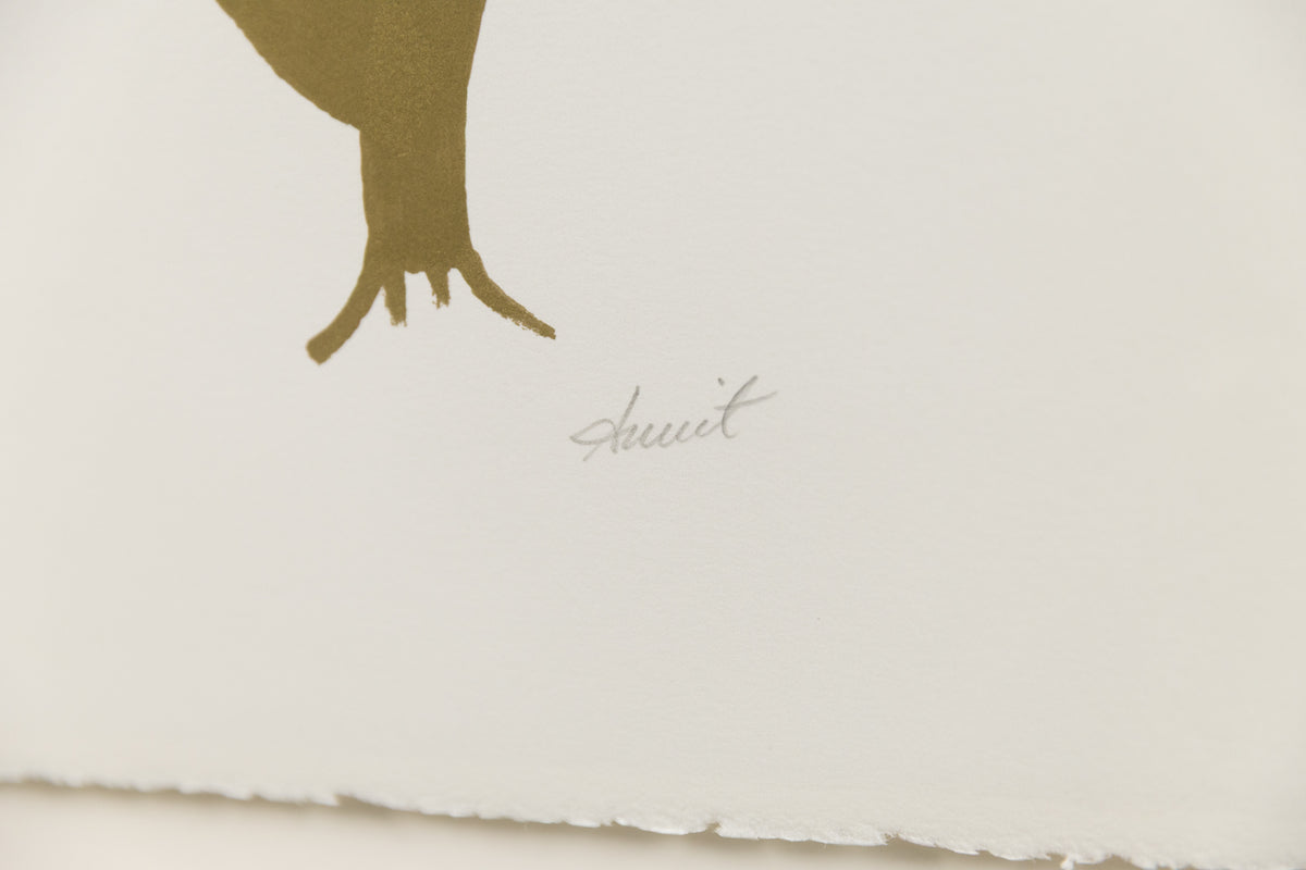 Jean-Paul Riopelle, "Inuit 42/75," detail view, lithograph