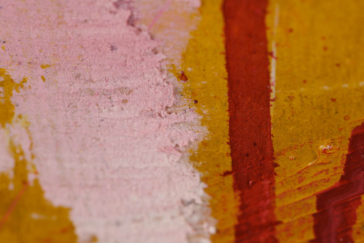 Jean-Pierre Lafrance, "Abstract 2," detail 4, oil on panel