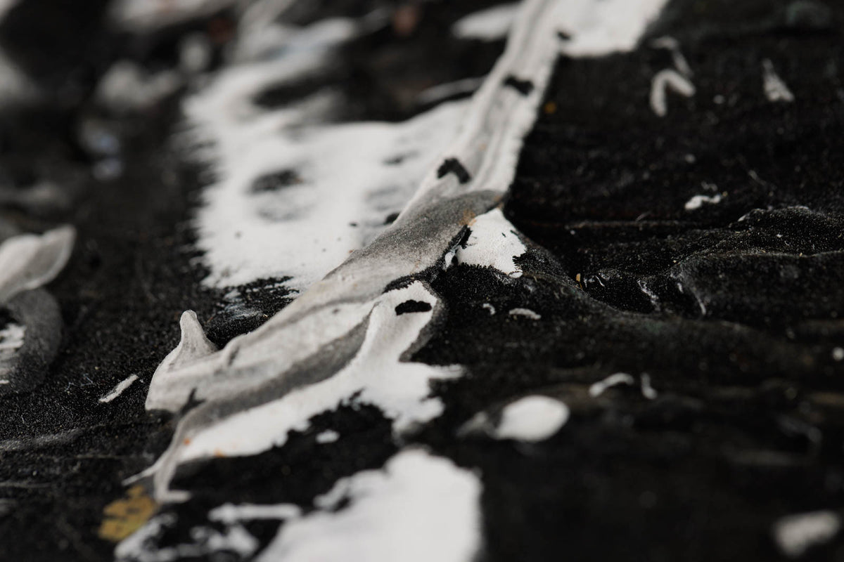 Jean-Pierre Lafrance, "Abstract 1-225," detail 5, mixed media on canvas