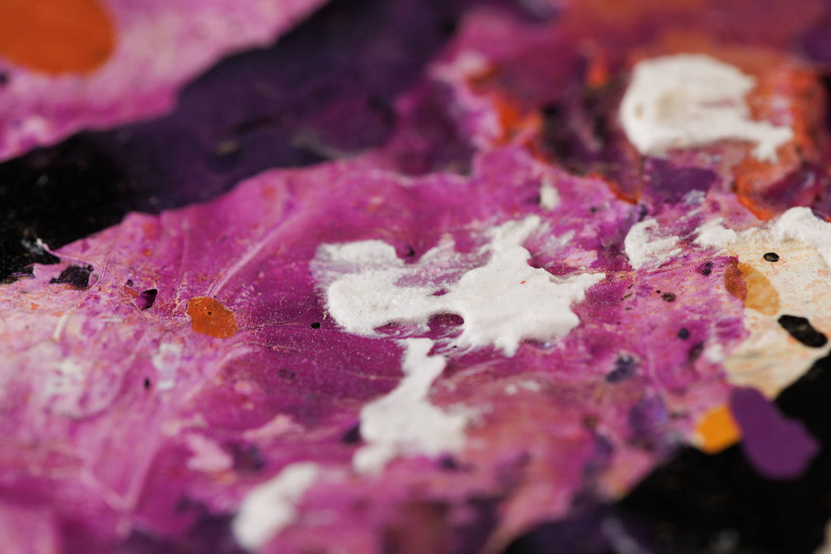 Jean-Pierre Lafrance, "Abstract 1-225," detail 6, mixed media on canvas