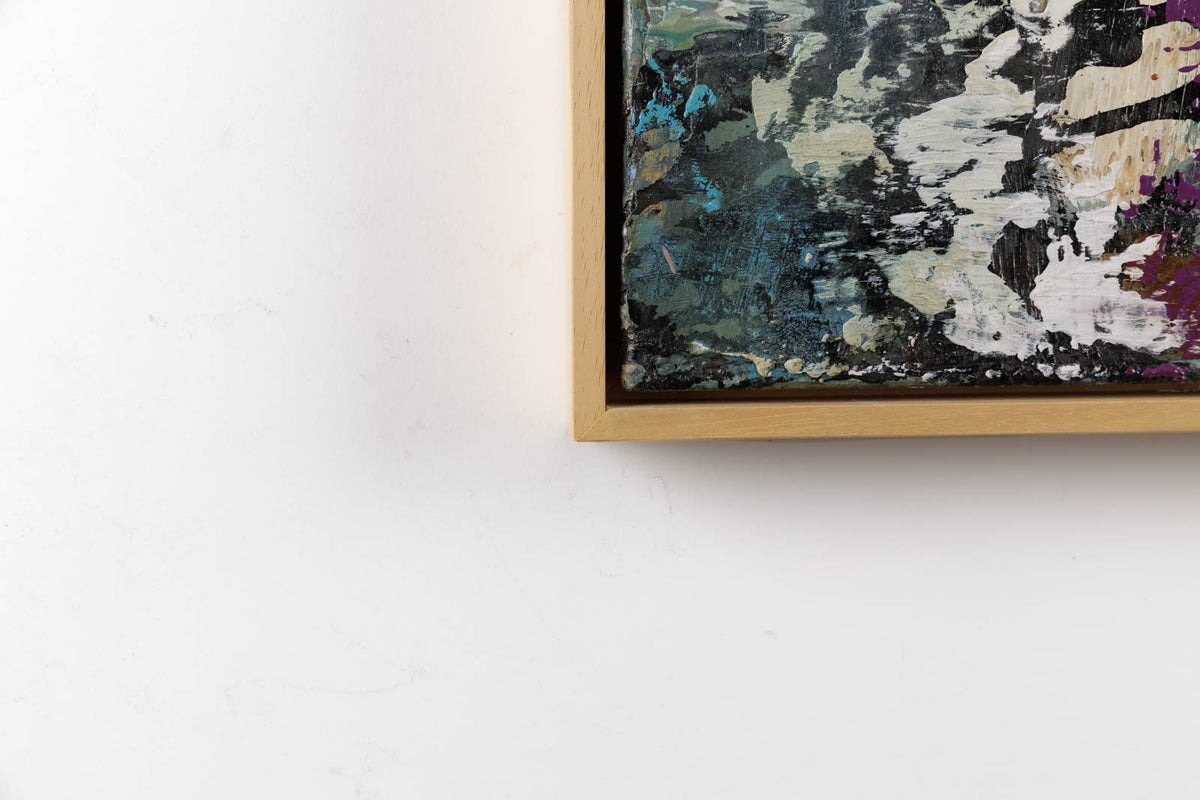 Jean-Pierre Lafrance, "Abstract 1-225," detail 4, mixed media on canvas